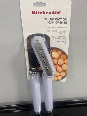 KitchenAid Lavender Cream Multifunction Can Opener New